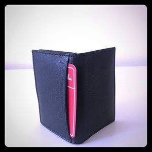 Leather wallet Credit card holder